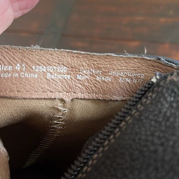 Dansko Black Nubuck Leather Susan Ankle Boots Size 41 - Picture 7 of 7